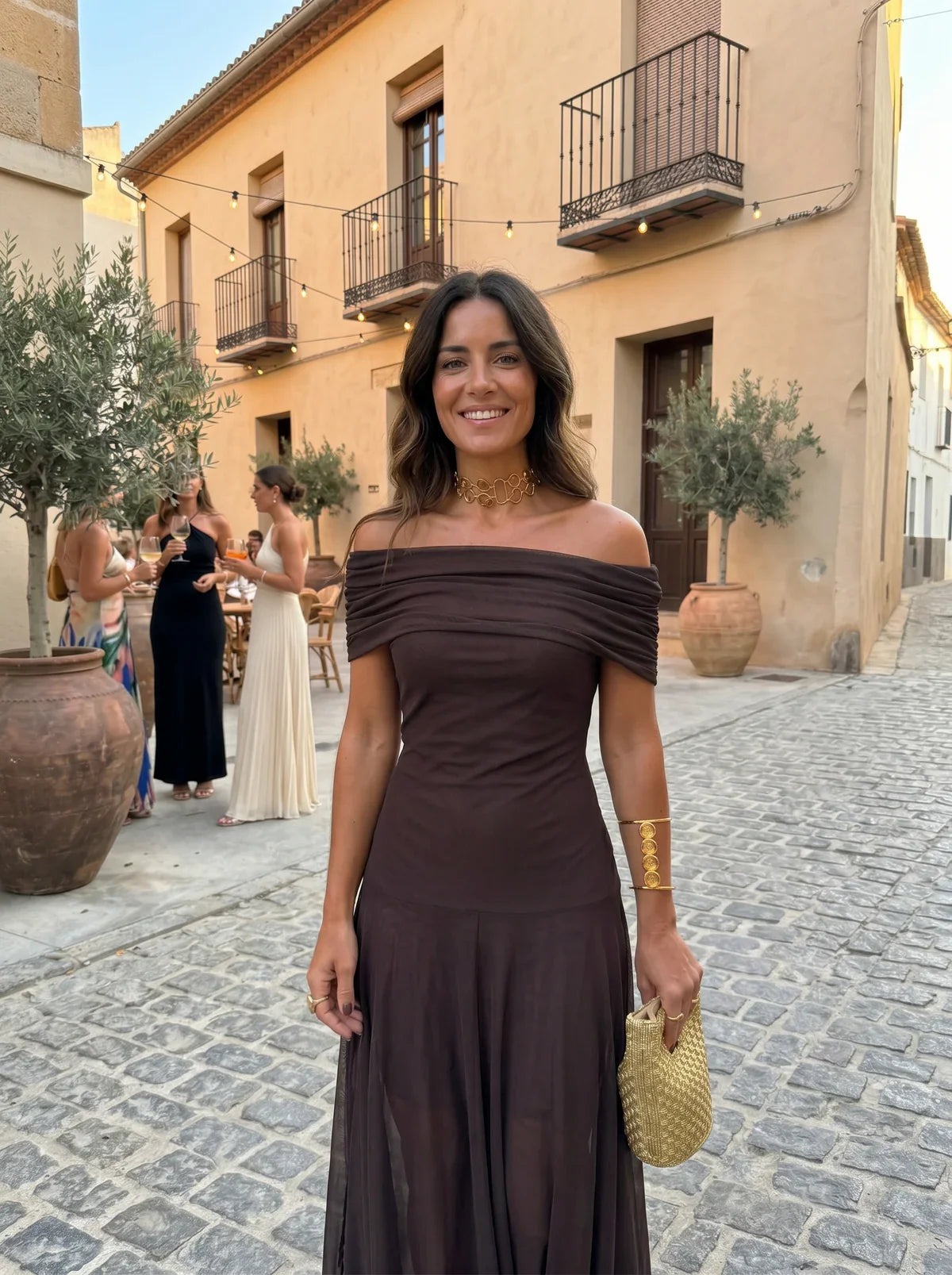 CHARLOTE | Robe Élégante Style Palazzo 2026