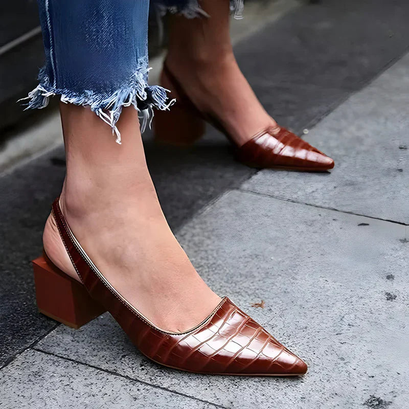 Alma | Zapato de tacón bajo esencial