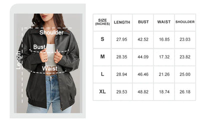 Chaqueta Biker NOLEA Oversize de Ante Sintético