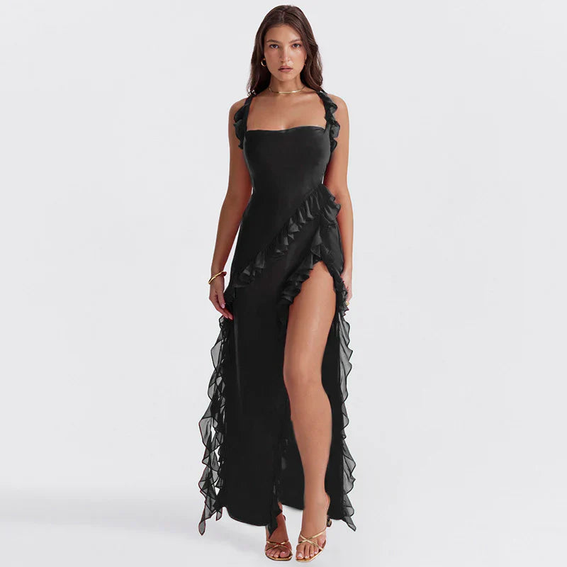 ISABELLA | Vestido Elegante con Volantes 2026