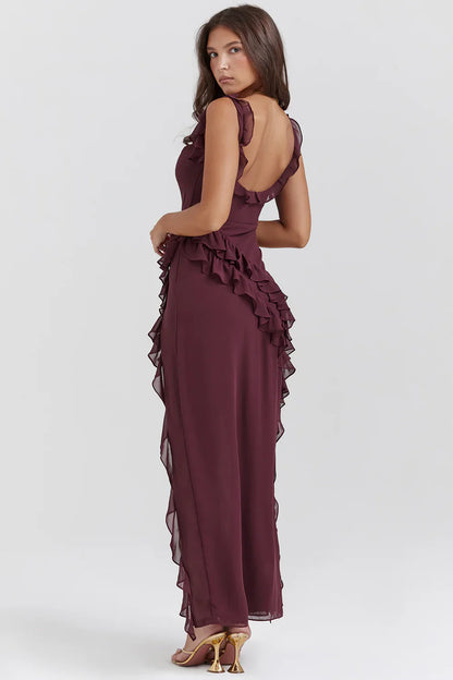 ISABELLA | Vestido Elegante con Volantes 2026