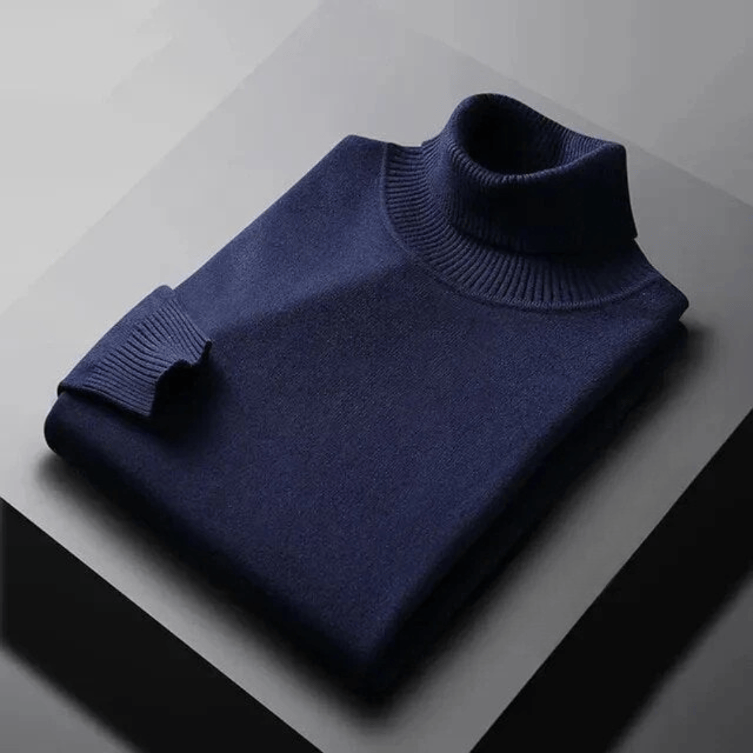 Jersey de Cuello Alto de Cachemira