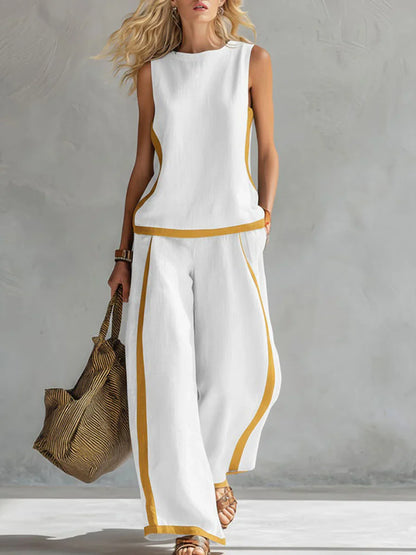 DENISE | Conjunto Chaleco Holgado y Pantalón Overside 2026