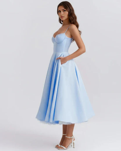 SELENE | Vestido midi elegante