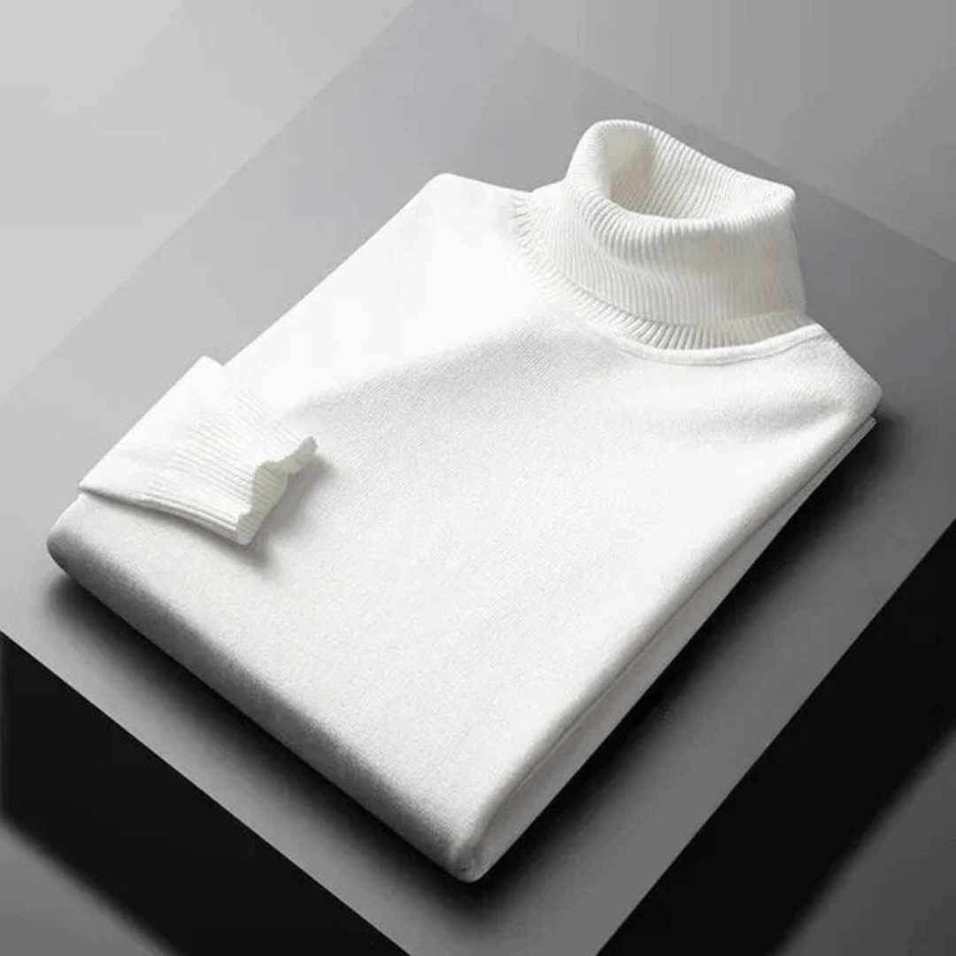 Jersey de Cuello Alto de Cachemira