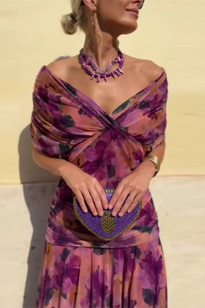 Louise | Vestido maxi elegante con escote en V