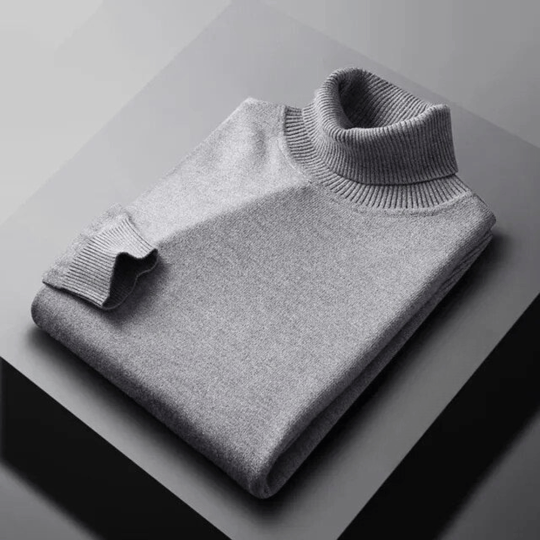 Jersey de Cuello Alto de Cachemira