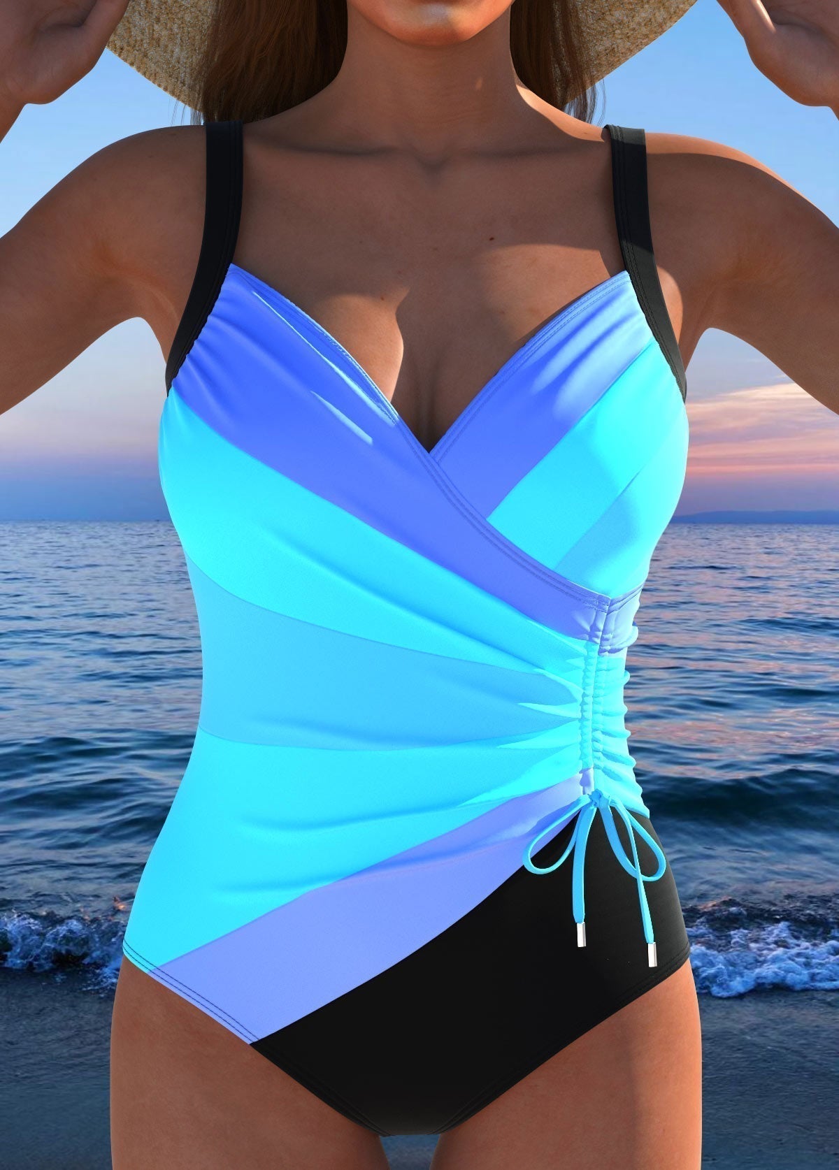 Mayte | Maillot de bain croisé qui affine et met la silhouette en valeur