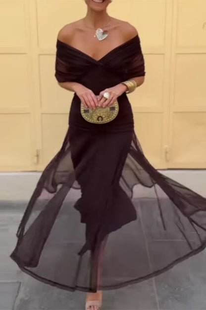 Louise | Vestido maxi elegante con escote en V