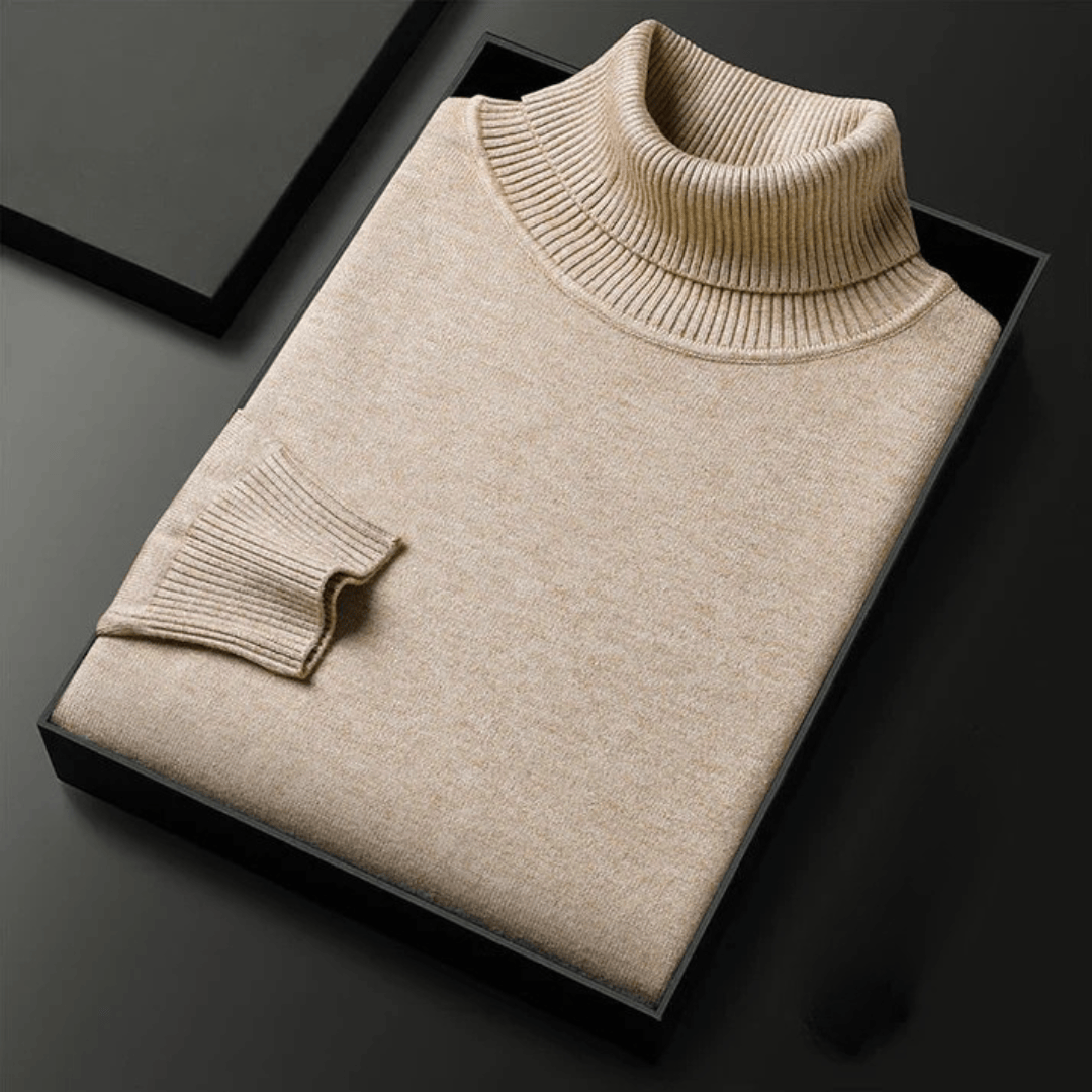 Jersey de Cuello Alto de Cachemira