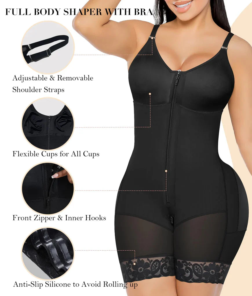 Waist Shaper & Butt Lifter with Zipper