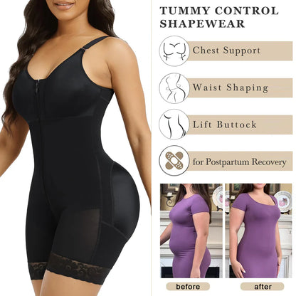 Waist Shaper & Butt Lifter with Zipper