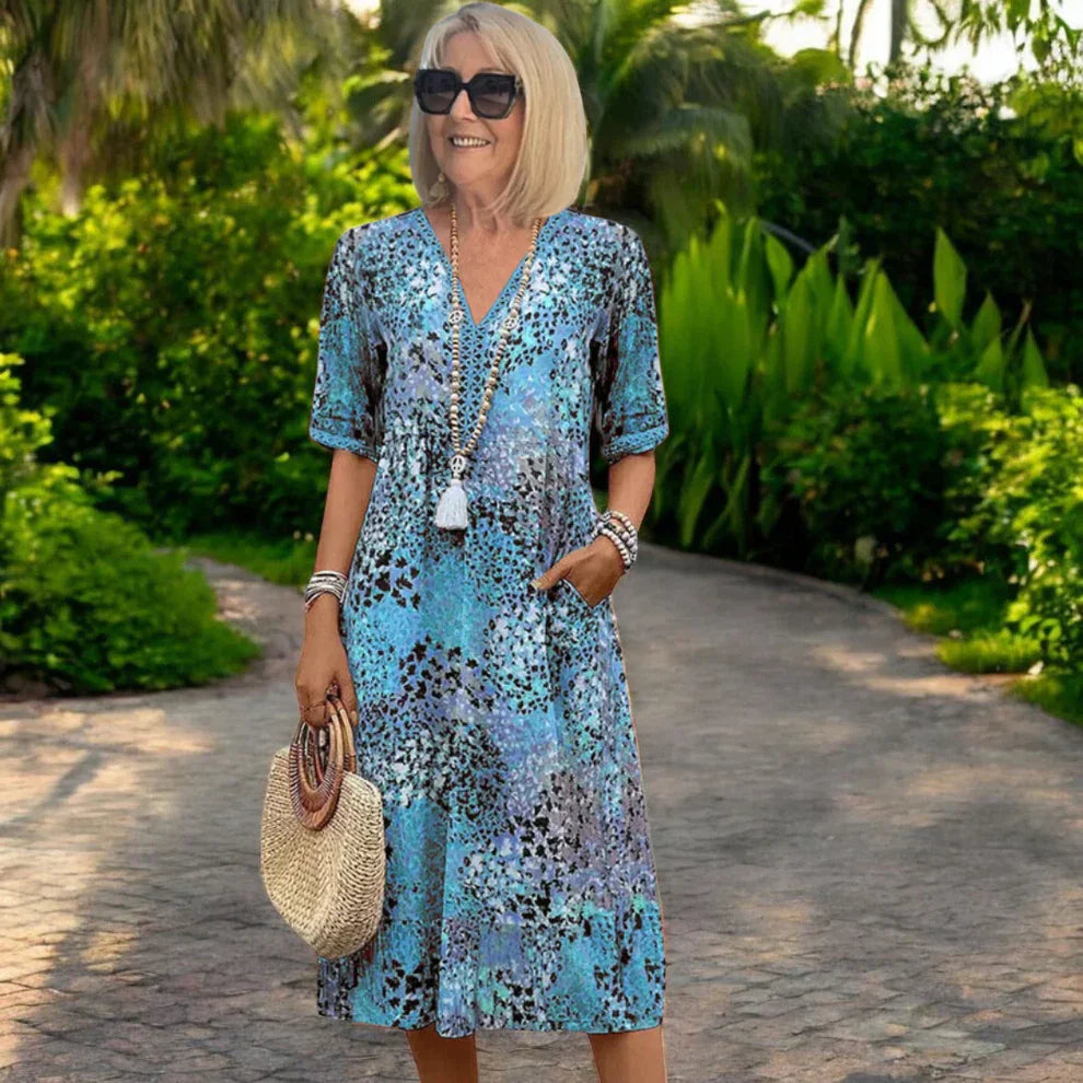 IRIS | Vestido Primaveral Elegante