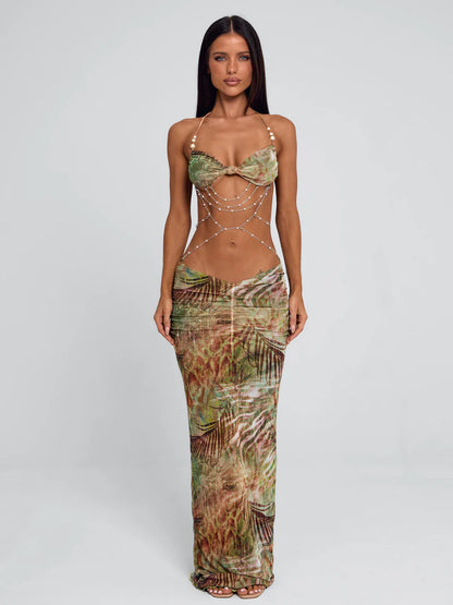 CATERINA | Vestido Floral con Espalda Descubierta 2026
