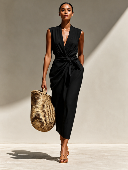 Juliana | Robe Chemise Bohème en Lin et Coton