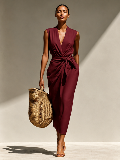 Juliana | Robe Chemise Bohème en Lin et Coton