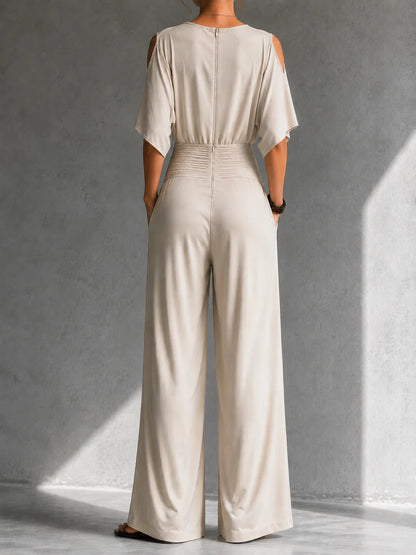 SELINE | Enterizo Elegante con Efecto Cruzado Estilo Palazzo 2026