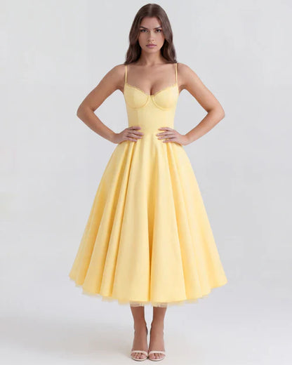 SELENE | Vestido midi elegante