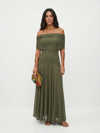 CHARLOTE | Robe Élégante Style Palazzo 2026