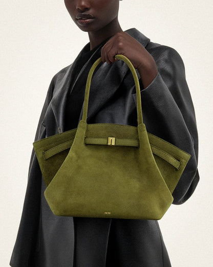 Hana Medium Tote Bag – Brown Canvas