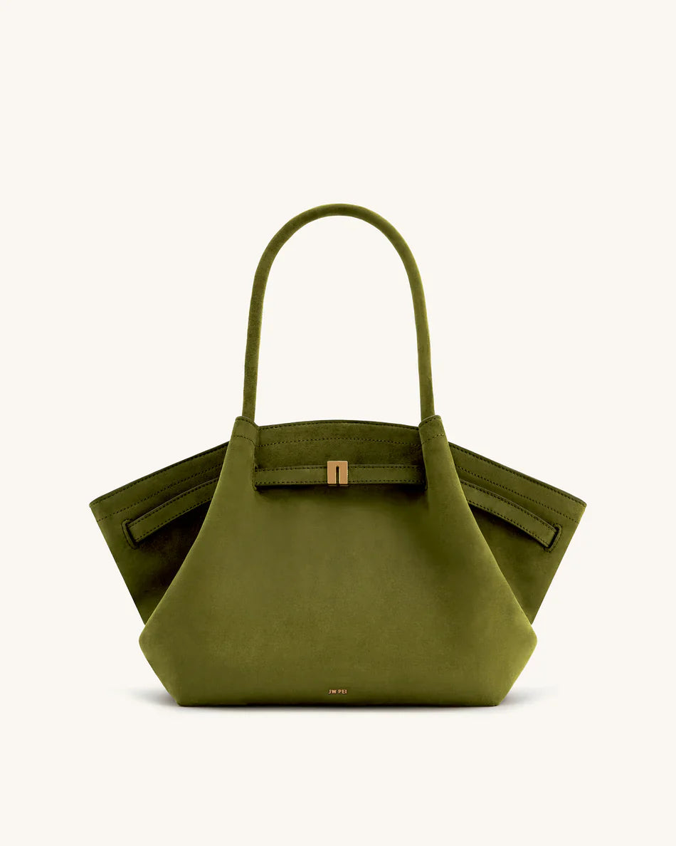 Hana Medium Tote Bag – Brown Canvas