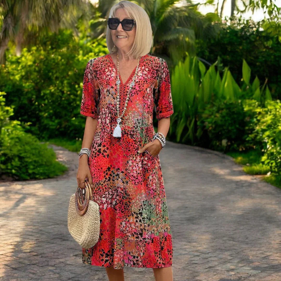 IRIS | Vestido Primaveral Elegante