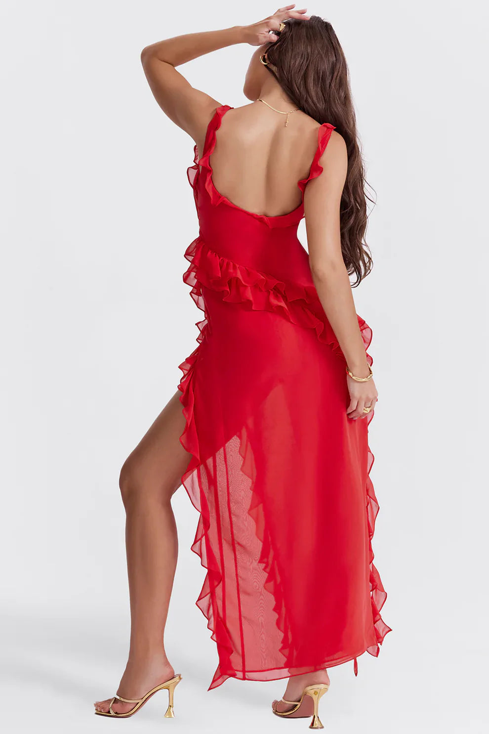 ISABELLA | Vestido Elegante con Volantes 2026