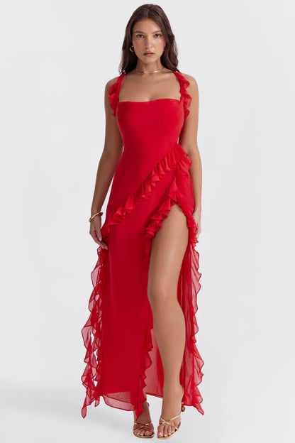 ISABELLA | Vestido Elegante con Volantes 2026