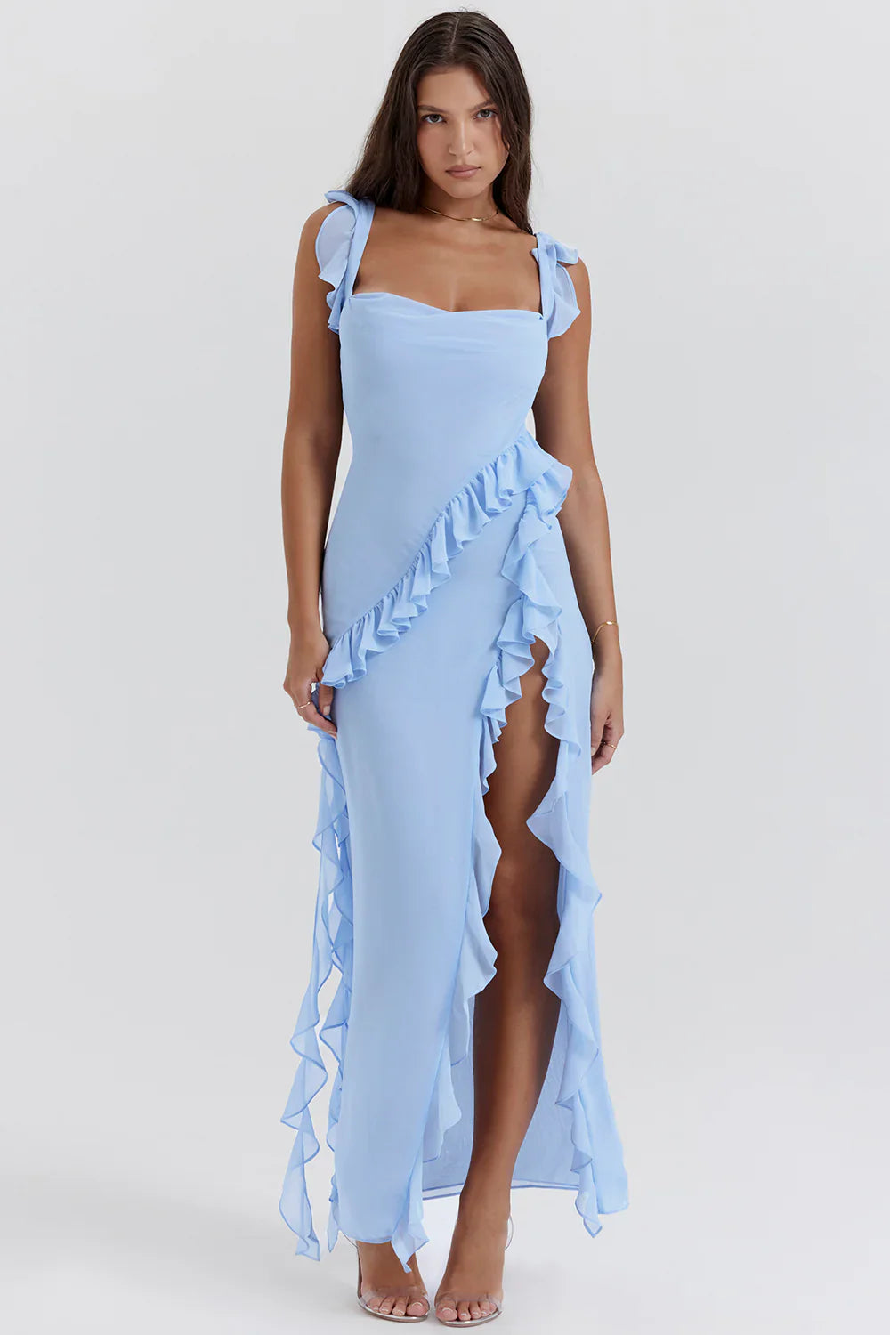 ISABELLA | Vestido Elegante con Volantes 2026