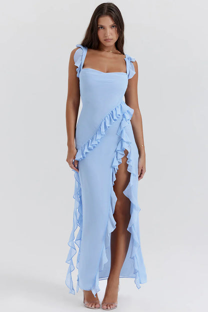 ISABELLA | Vestido Elegante con Volantes 2026