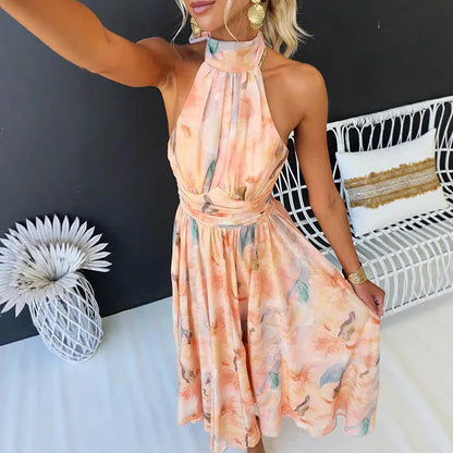 FLORENCE | Vestido Cruzado Floral con Hombros Descubiertos