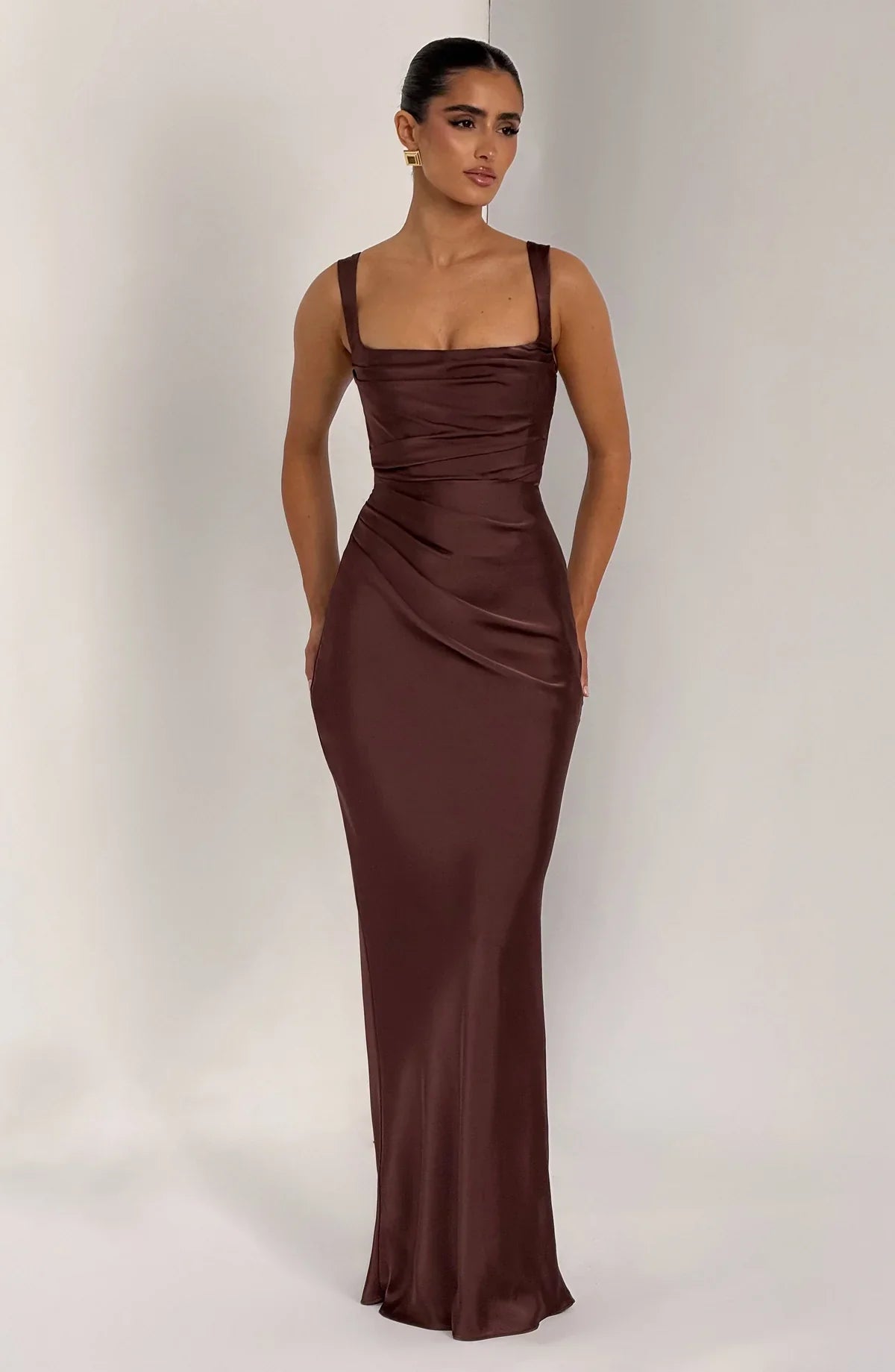 CALANTHE | Vestido largo de corte elegante