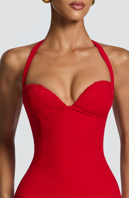 KALOA | Vestido midi de silueta definida