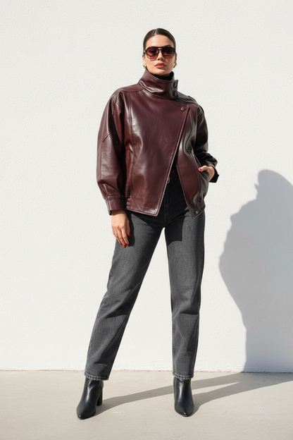 BLAIRE | Chaqueta biker oversize