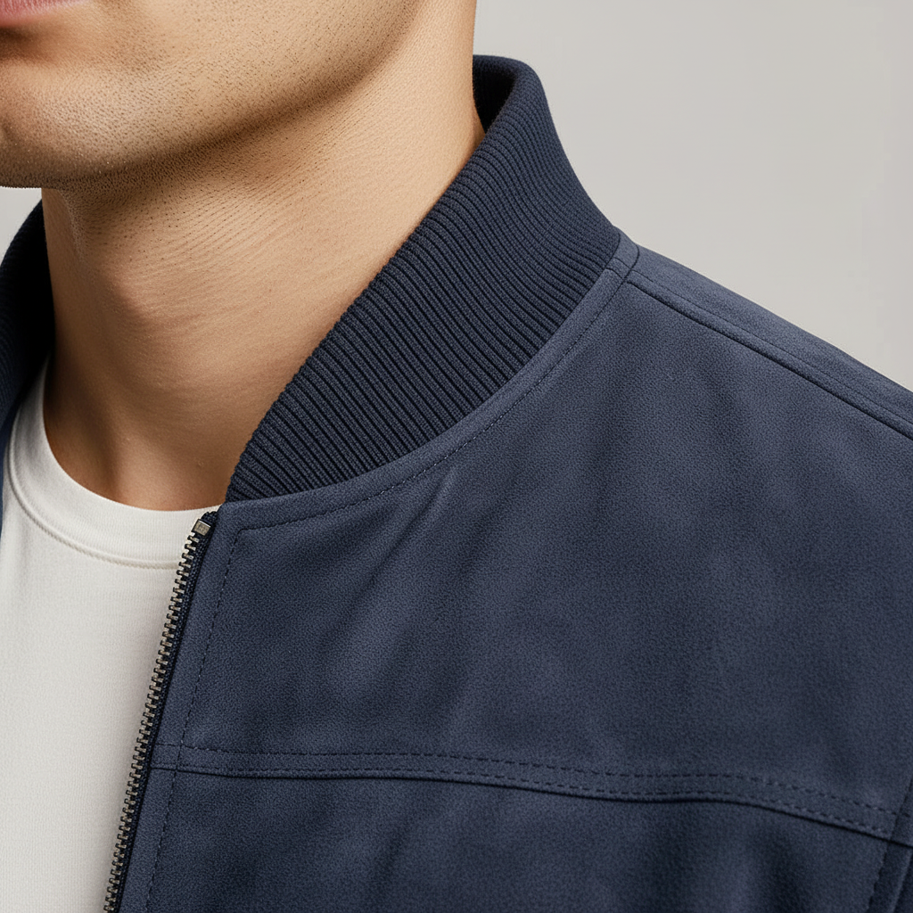 NORDLYN | Urban Suede Leather Jacket