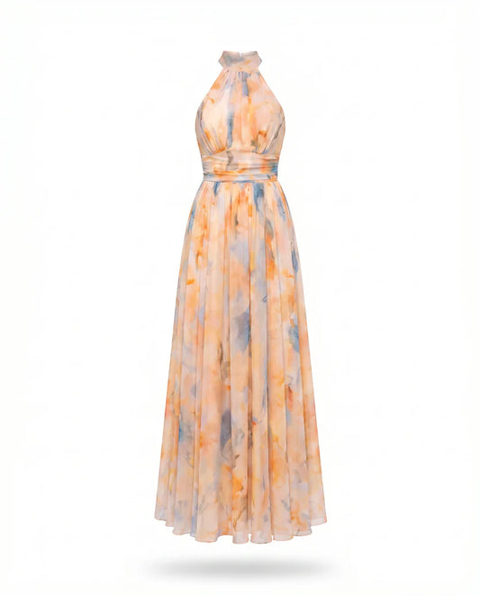 FLORENCE | Vestido Cruzado Floral con Hombros Descubiertos