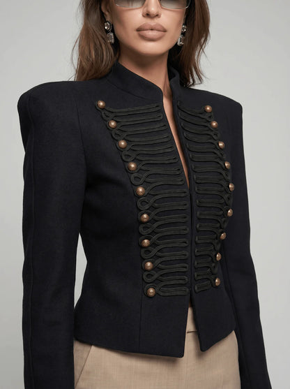 MONACO | Blazer Retro de Cuerdas Trenzadas