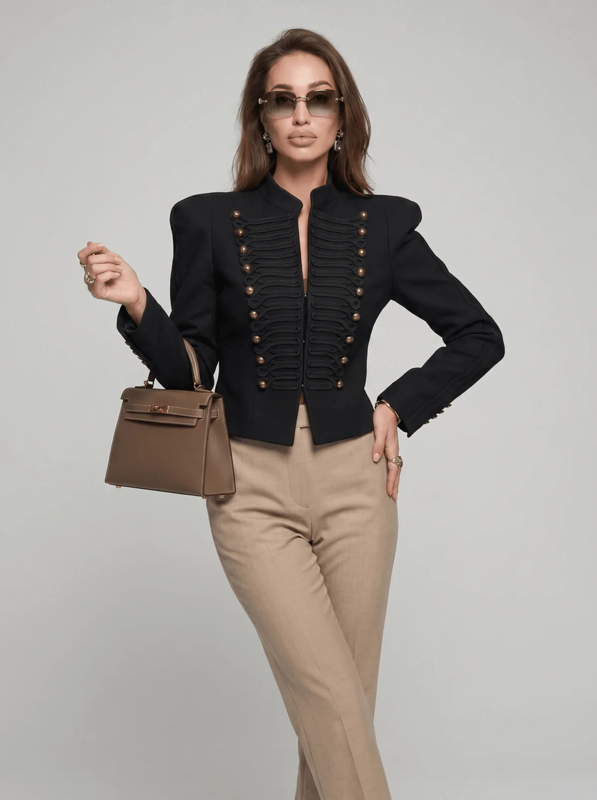 MONACO | Blazer Retro de Cuerdas Trenzadas
