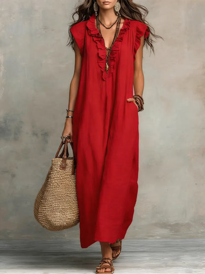 PAULINA | Vestido Maxi Bohemio