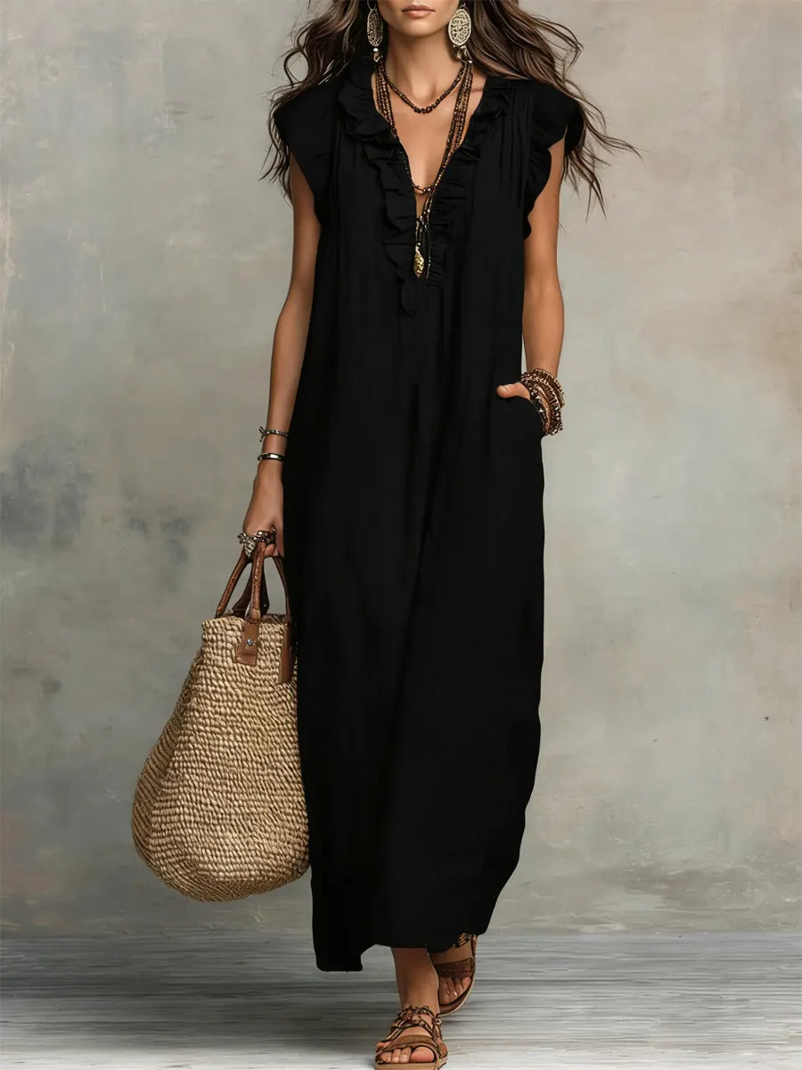 PAULINA | Vestido Maxi Bohemio