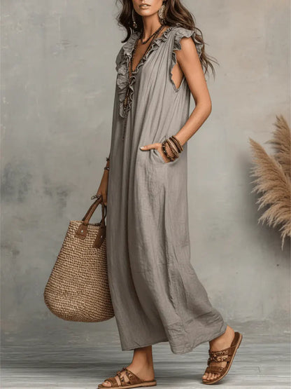 PAULINA | Vestido Maxi Bohemio