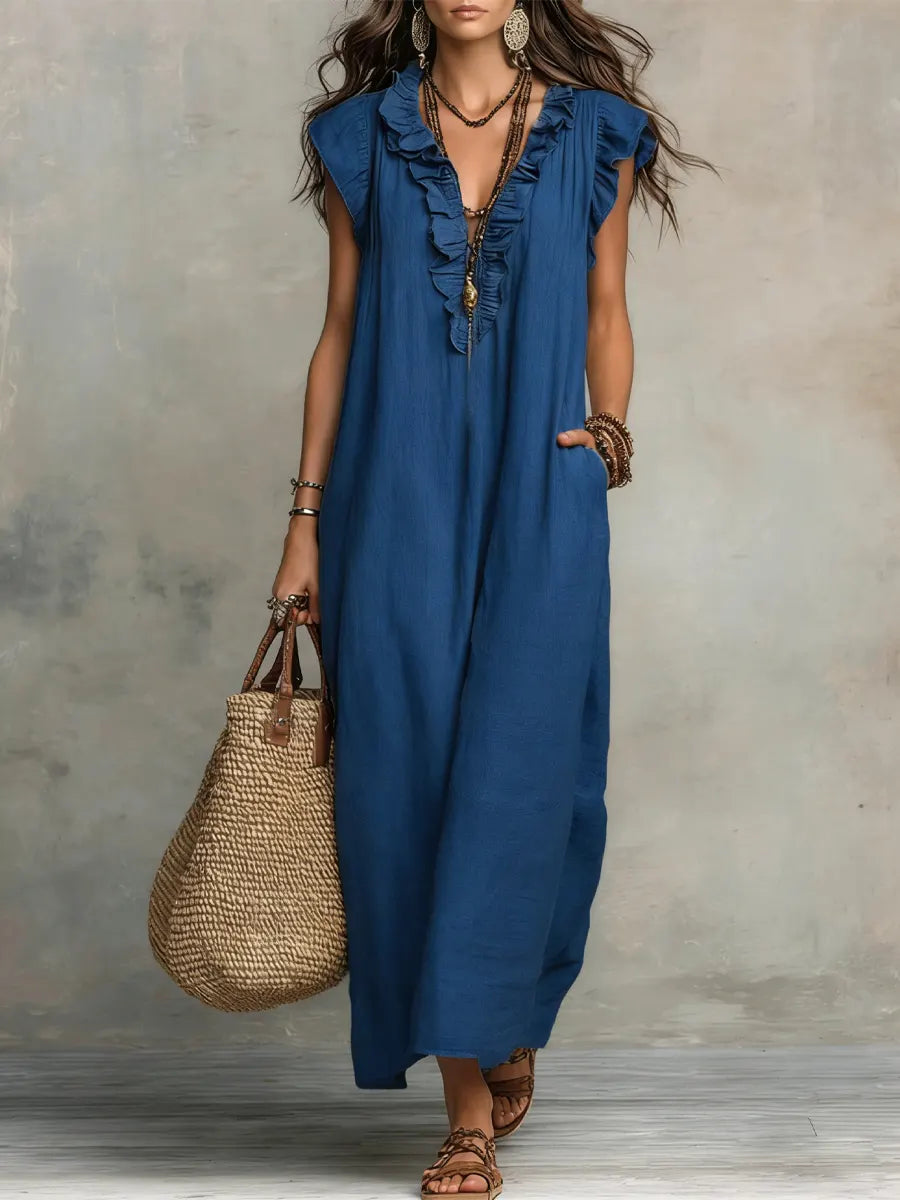 PAULINA | Vestido Maxi Bohemio