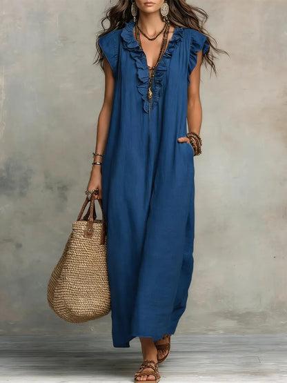 PAULINA | Vestido Maxi Bohemio