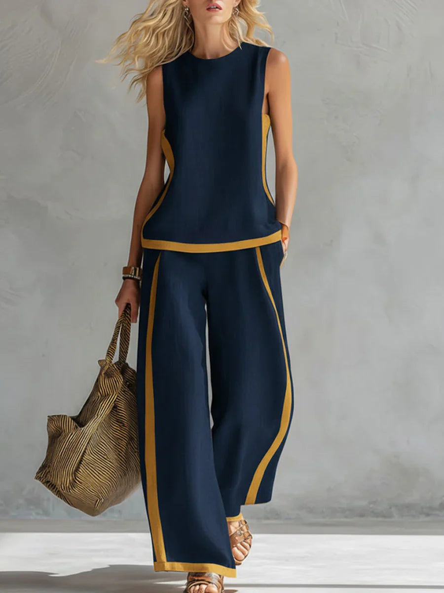 DENISE | Conjunto Chaleco Holgado y Pantalón Overside 2026