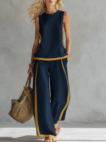 DENISE | Conjunto Chaleco Holgado y Pantalón Overside 2026