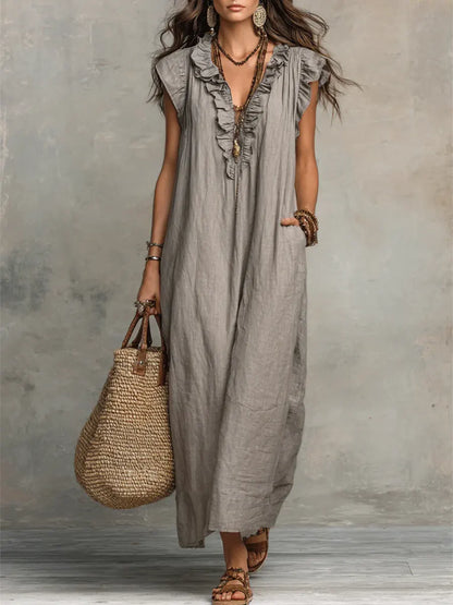 PAULINA | Vestido Maxi Bohemio