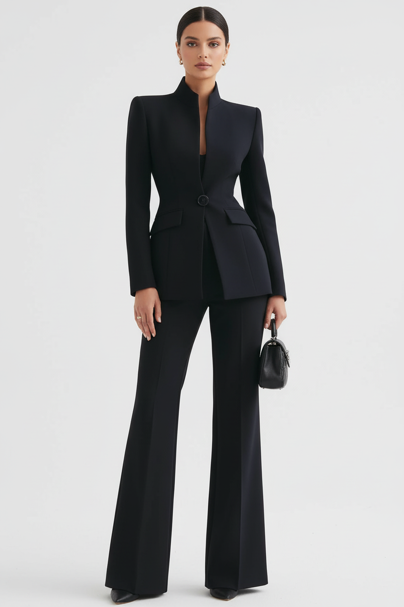 GIA | Conjunto blazer y pantalón palazzo
