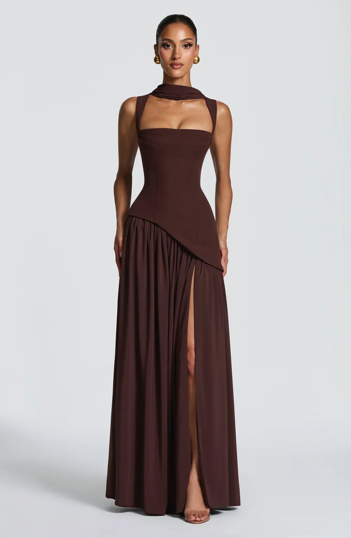 ZAFIRA | Vestido Largo Lacado Ajustado